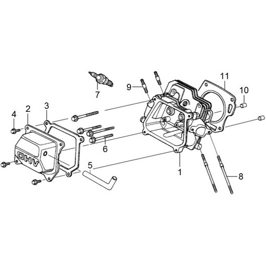 Головка цилиндра Champion GG3301 после 2019г.